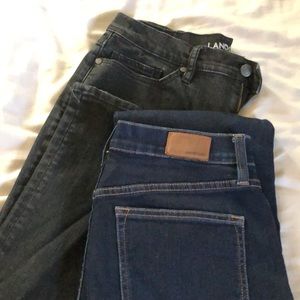 Women’s straight leg high rise jeans
